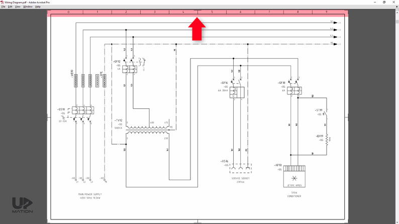 Addressing Different Components in PLC Wiring Diagram